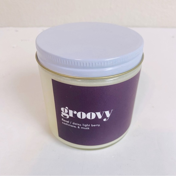 Vella & Co. Groovy 100% Soy Wax Mood Collection Hand Pour Candle 8oz - Picture 2 of 4